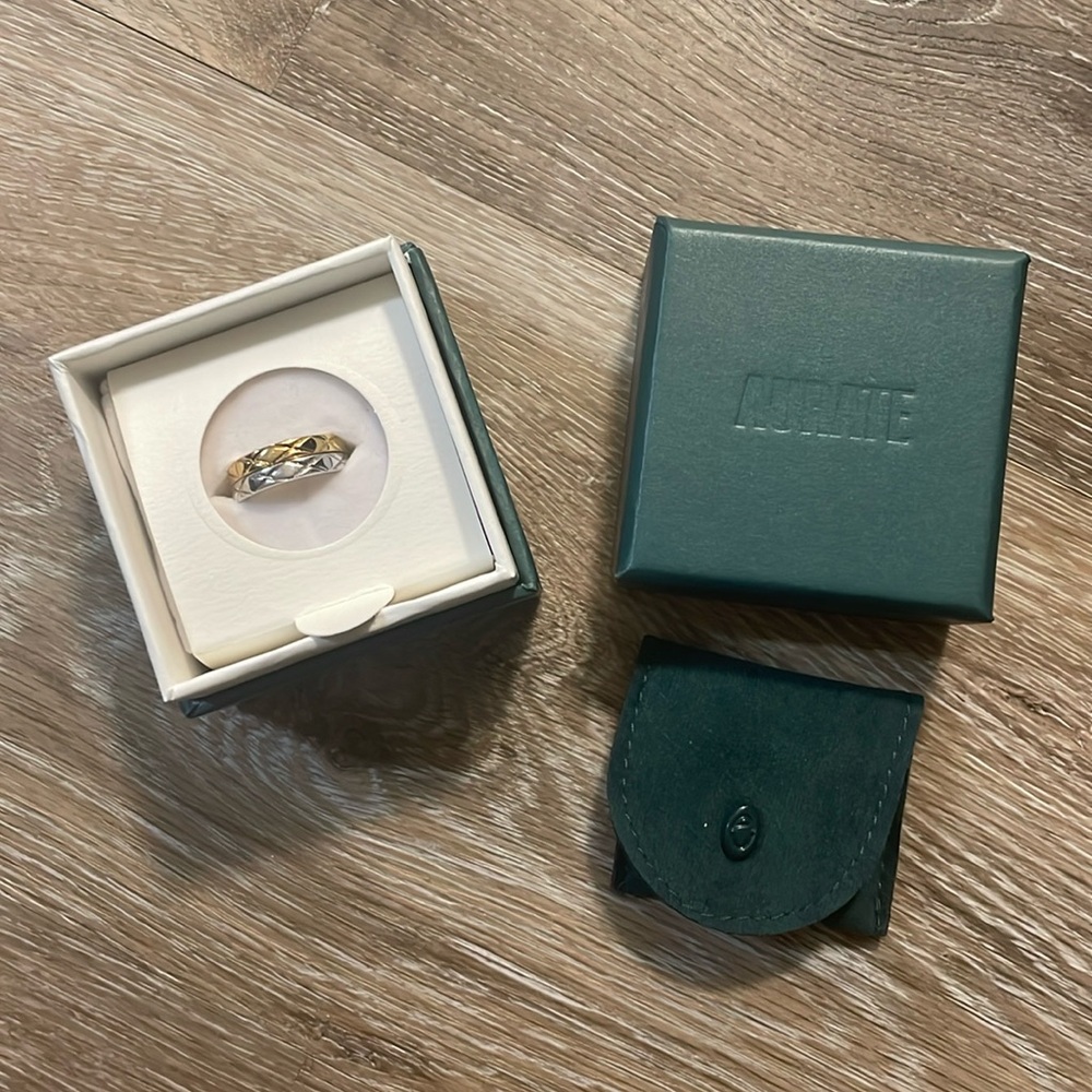 Aurate New York Mini Quilted Ring